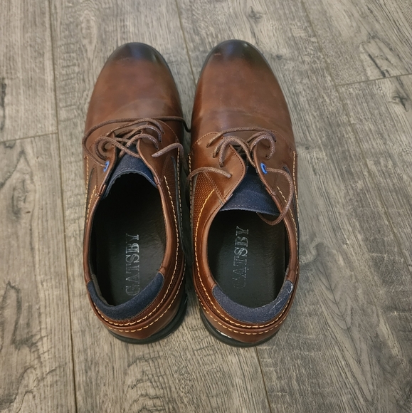 Gatsby Men's Brown Leather Shoes 9.5 - Picture 2 of 6